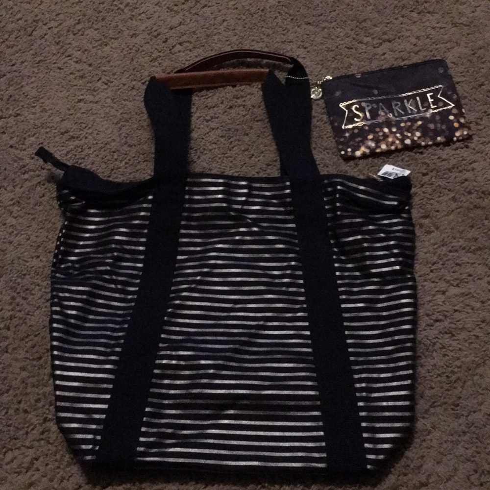 NWTs Bath & Body Works purse & extra sparkle bag
